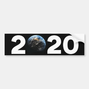 Autocollant De Voiture La terre pour la campagne de President®, "2020"