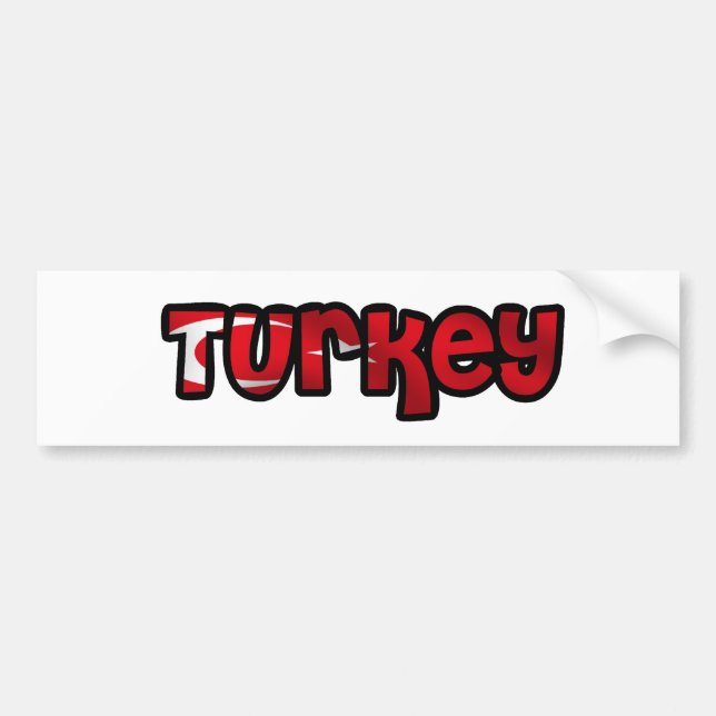 Autocollant De Voiture La Turquie (Devant)