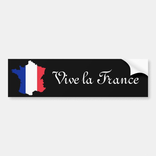 Autocollant De Voiture La vive France (Devant)