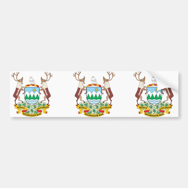 Autocollant De Voiture Labrador, Canada (Devant)