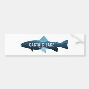 Autocollant De Voiture Lac Castaic Californie Poisson