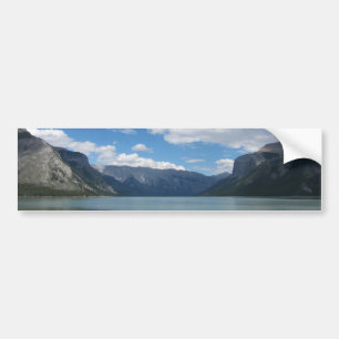 Autocollant De Voiture Lac Minnewanka, Montagnes Rocheuses, Canada