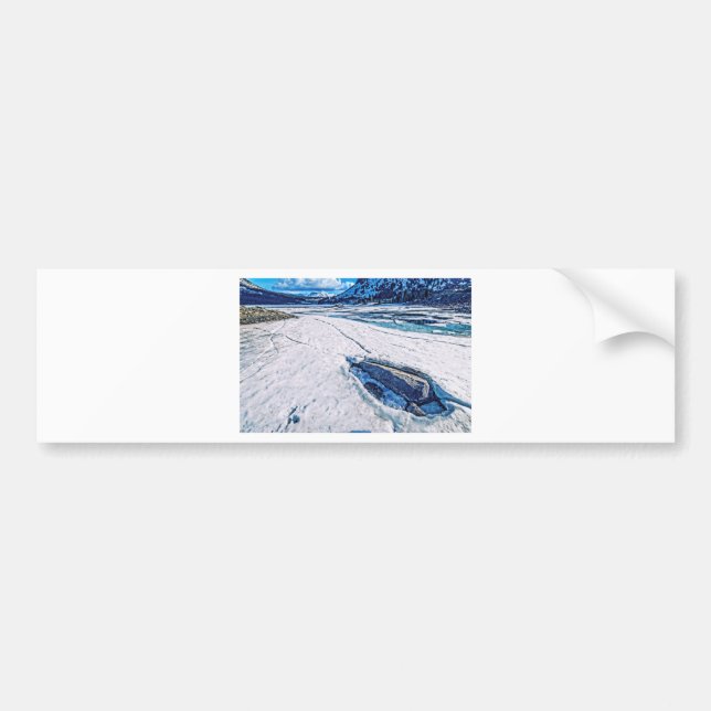 Autocollant De Voiture Lac Tioga (Devant)