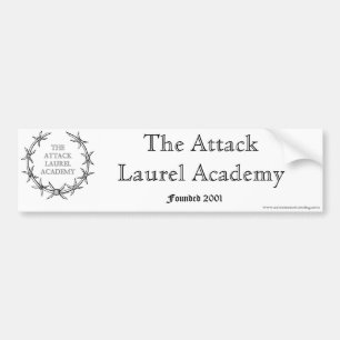 Autocollant De Voiture L'académie de laurier d'attaque