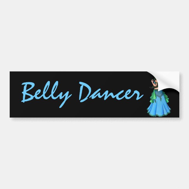 Autocollant De Voiture Lacy Belly Dancer (Devant)