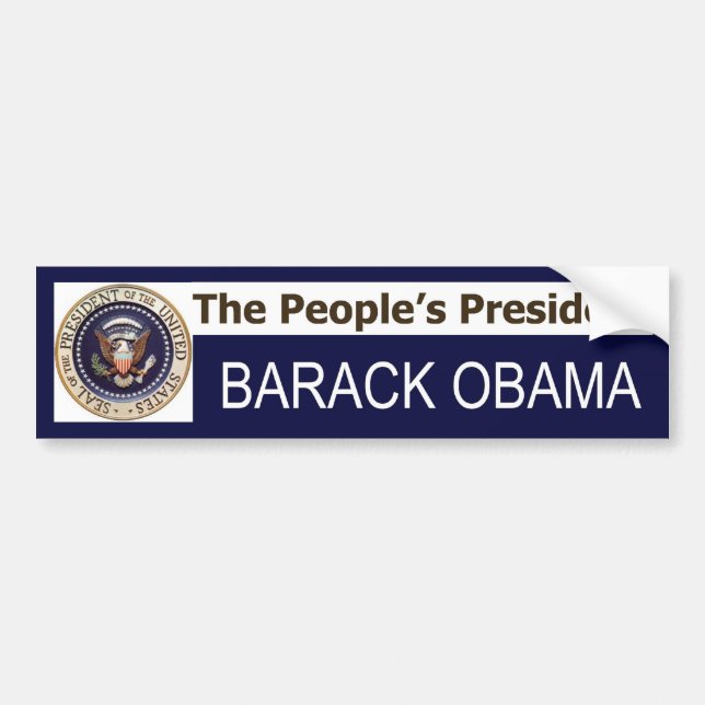 Autocollant De Voiture L'adhésif pour pare-chocs de président BARACK (Devant)