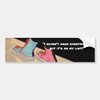 Autocollant De Voiture L'adhésif pour pare-chocs du voyageur