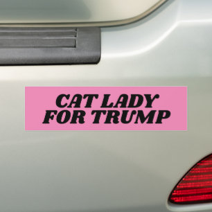 AUTOCOLLANT DE VOITURE LADY CHAT POUR BÂTIMENT À ROSE TRUMP