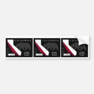Autocollant De Voiture Laiss de chasse de zombi de la Californie