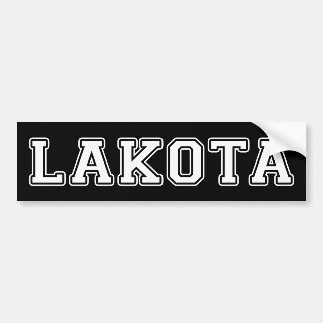 Autocollant De Voiture Lakota (Devant)