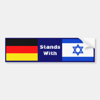 Autocollant De Voiture L'Allemagne reste avec Israël