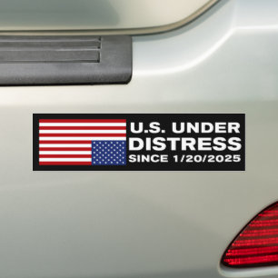 Autocollant De Voiture L'Amérique en détresse Anti-Trump
