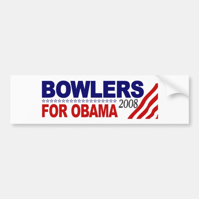 Autocollant De Voiture Lanceurs pour Obama (Devant)