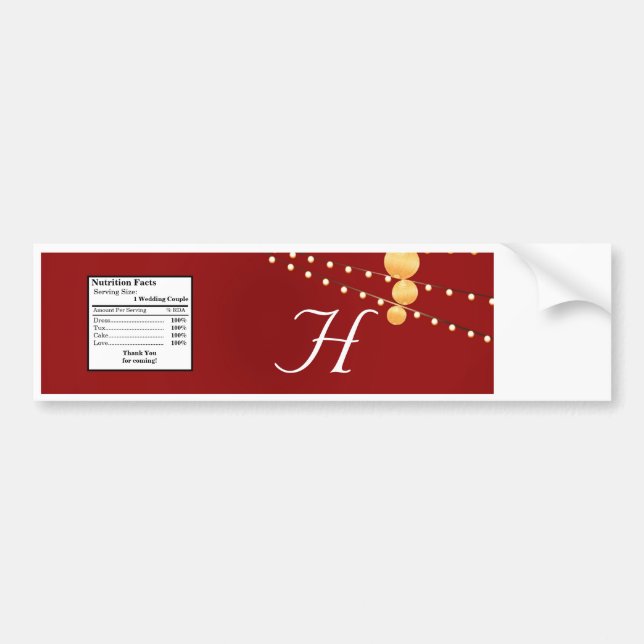 Autocollant De Voiture Lanternes en papier Étiquette de bouteille d'eau s (Devant)