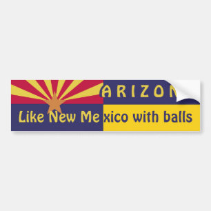 Autocollant De Voiture L'Arizona : Comme le Nouveau Mexique