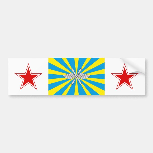 Autocollant De Voiture L'Armée de l'Air russe (Devant)