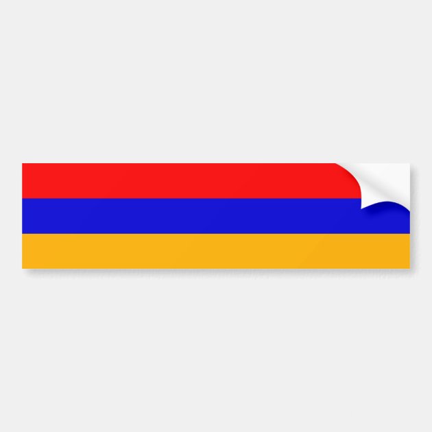 Autocollant Drapeau Arménie 3D En Résine - Dimensions 80x65mm, Contour Chrome, Résistant Aux Intempéries - 8