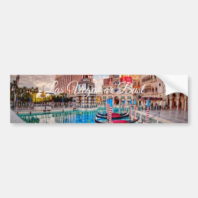 Autocollant De Voiture Las Vegas ou buste (Devant)