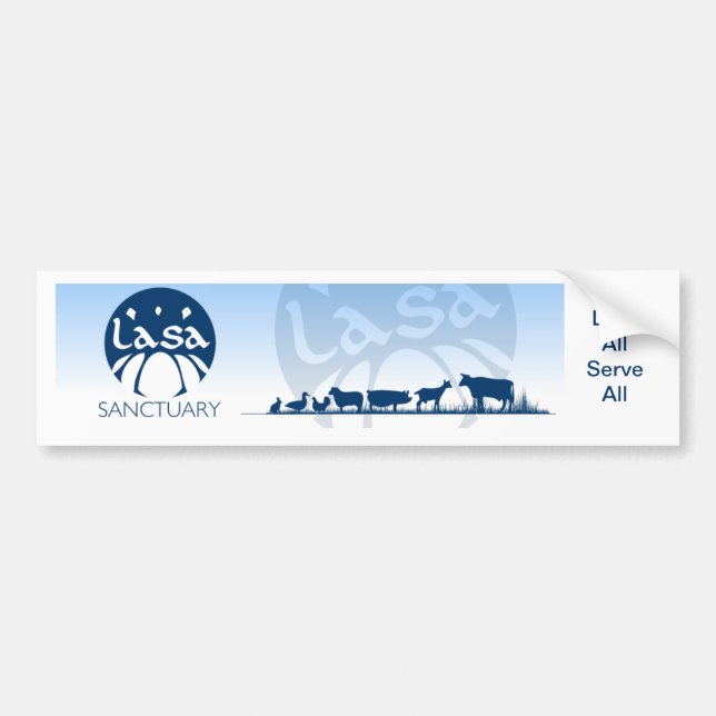 Autocollant De Voiture Lasa Bumpersticker (Devant)