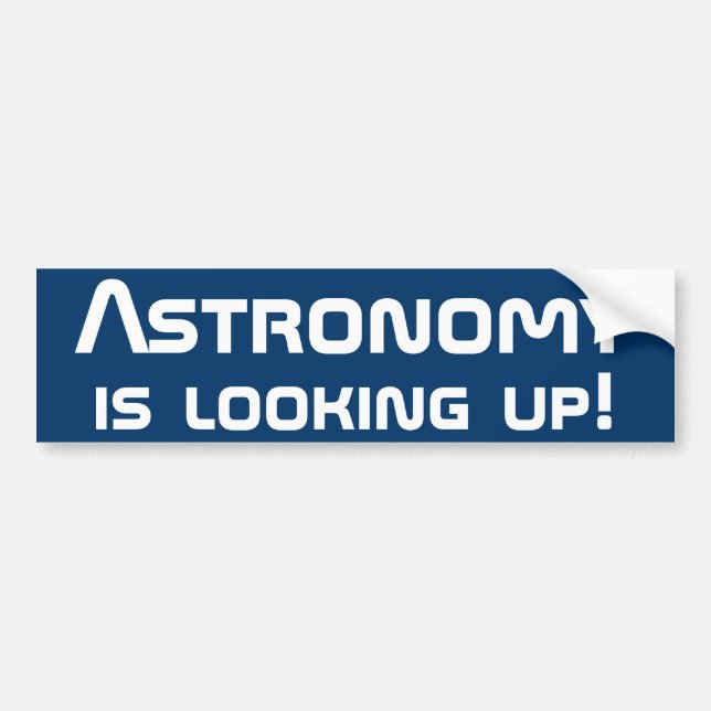 Autocollant De Voiture L'astronomie recherche ! (Devant)