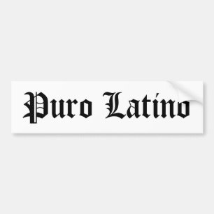 Autocollant De Voiture Latino de Puro