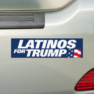 Autocollant De Voiture Latinos pour Trump 2024
