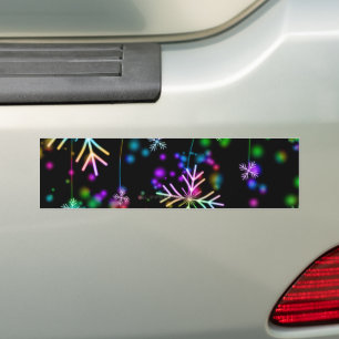 Autocollant De Voiture L'atmosphère de Noël festive et animée de Slippery
