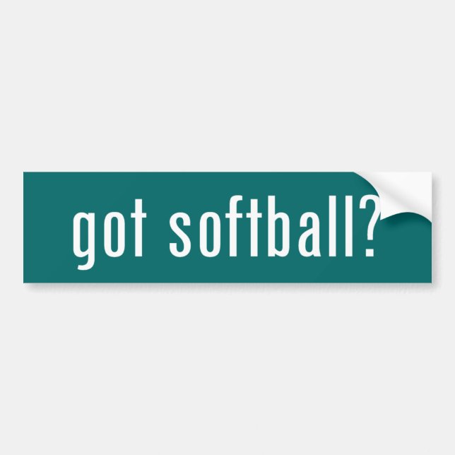 Autocollant De Voiture le base-ball obtenu ? (Devant)