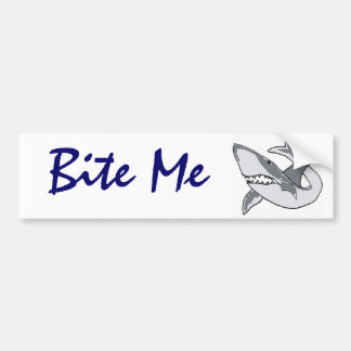 Autocollant De Voiture Le BD mordez-moi adhésif pour pare-chocs de requin