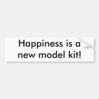 Autocollant De Voiture Le bonheur est un nouveau kit modèle !