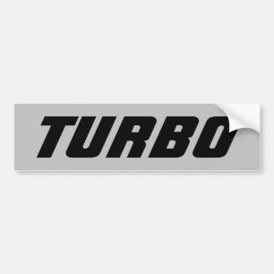 Autocollant De Voiture Le cadeau "TURBO" a chargé le camion diesel de