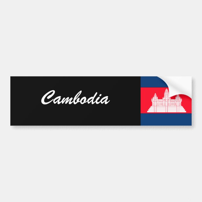 Autocollant De Voiture Le Cambodge (Devant)