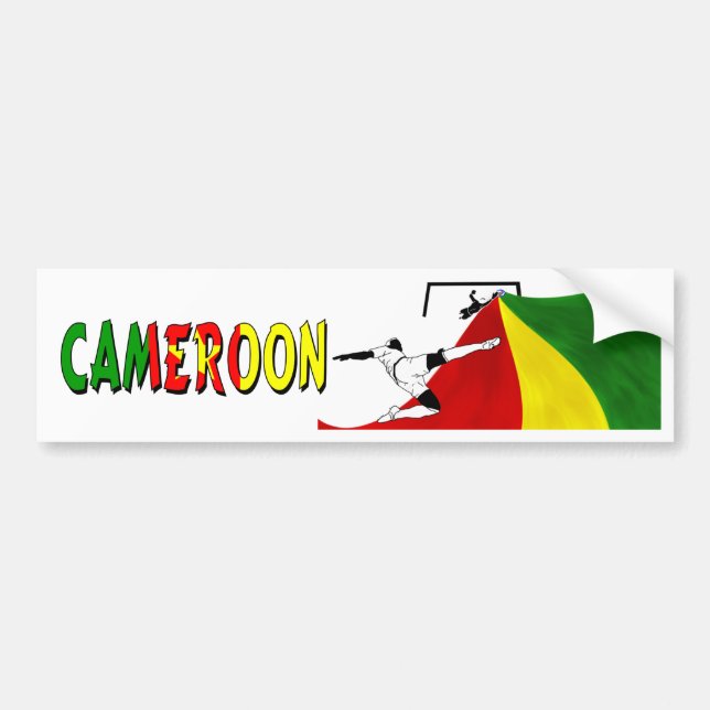 Autocollant De Voiture Le Cameroun (Devant)