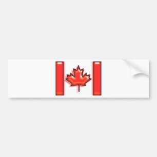Autocollant De Voiture Le Canada (drapeau d'artiste)