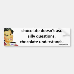 Autocollant De Voiture le chocolat comprend