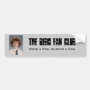 Autocollant De Voiture Le club de fan de Rebo, une fois un fan, Alwa…