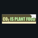 Autocollant De Voiture Le CO2 est une nourriture Plante<br><div class="desc">Malgré les efforts acharnés des écologistes pour diaboliser le CO2,  le fait demeure que le dioxyde de carbone est un apport nécessaire utilisé par les plantes par la photosynthèse pour produire de l'oxygène,  et que les humains exhale le CO2.</div>