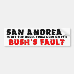 Autocollant De Voiture Le défaut de Bush