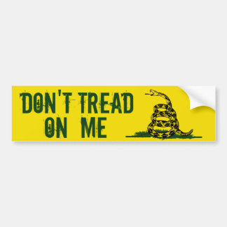 Autocollant De Voiture Le drapeau de Gadsden ne marchent pas sur moi