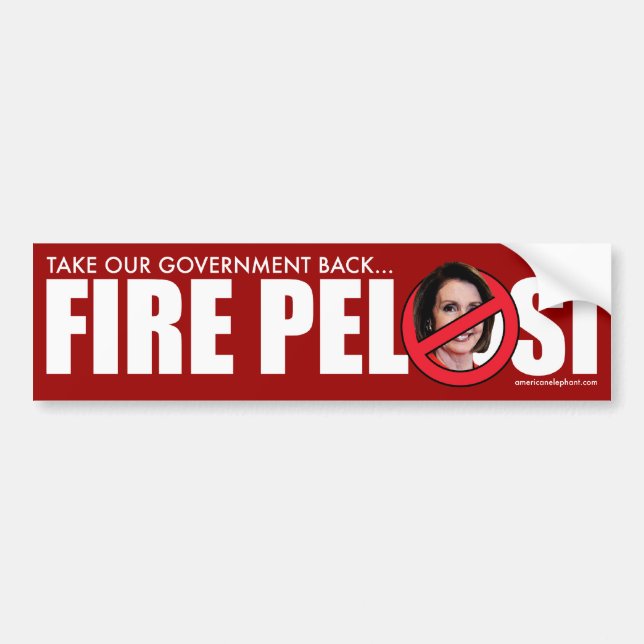 Autocollant De Voiture Le feu Pelosi (Devant)