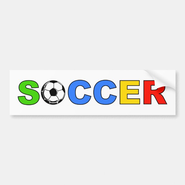 Autocollant De Voiture le football (Devant)