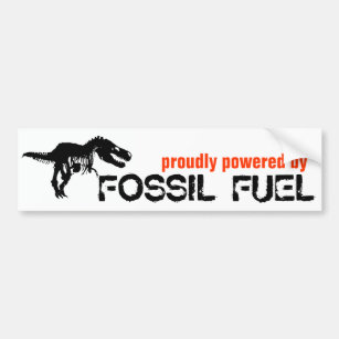 Autocollant De Voiture Le fossile a rempli de combustible 2