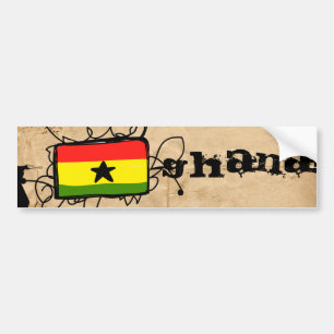 Autocollant De Voiture Le Ghana