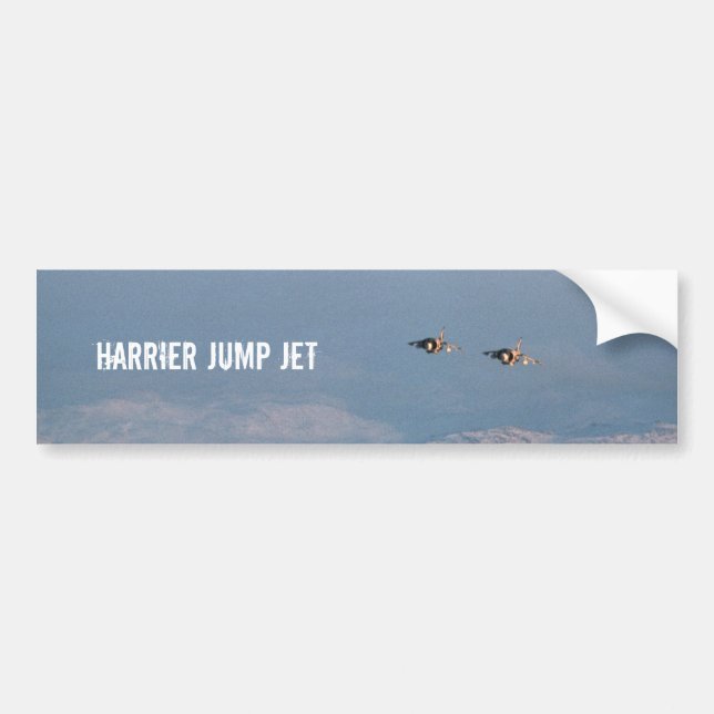 Autocollant De Voiture Le harrier sautent le jet (Devant)