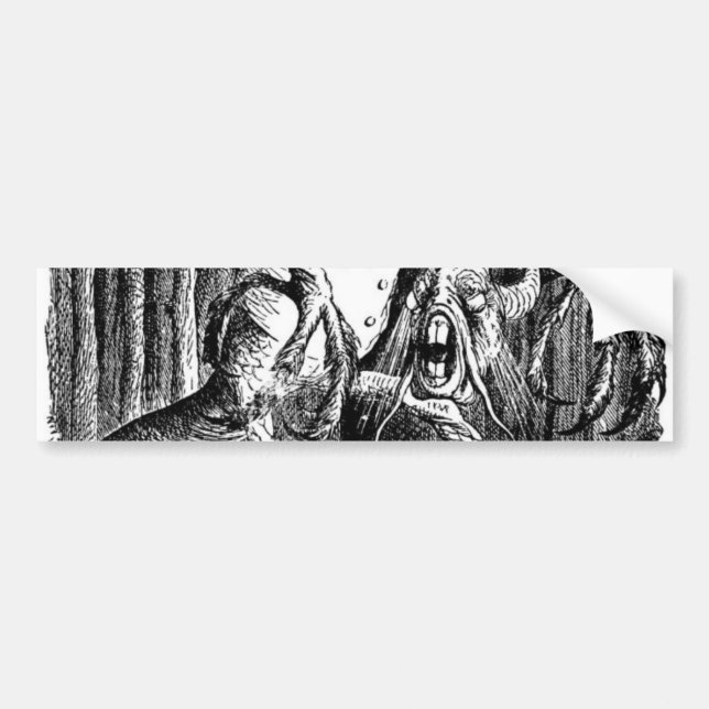 Autocollant De Voiture Le Jabberwocky (Devant)