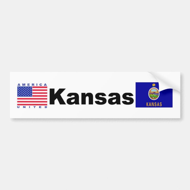 Autocollant De Voiture Le Kansas (Devant)