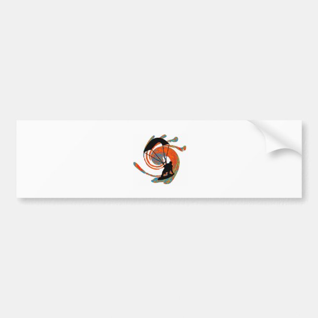 AUTOCOLLANT DE VOITURE LE KITEBOARD SYSTÉMIQUE (Devant)