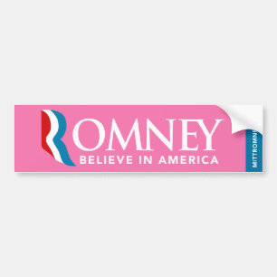 Autocollant De Voiture Le logo de Mitt Romney croient en adhésif pour