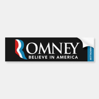 Autocollant De Voiture Le logo de Mitt Romney croient en adhésif pour