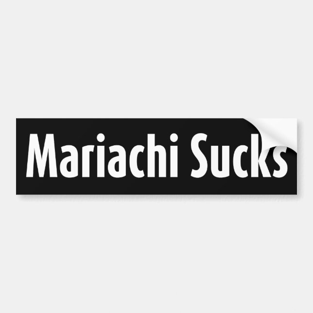 Autocollant De Voiture Le mariachi suce (Devant)